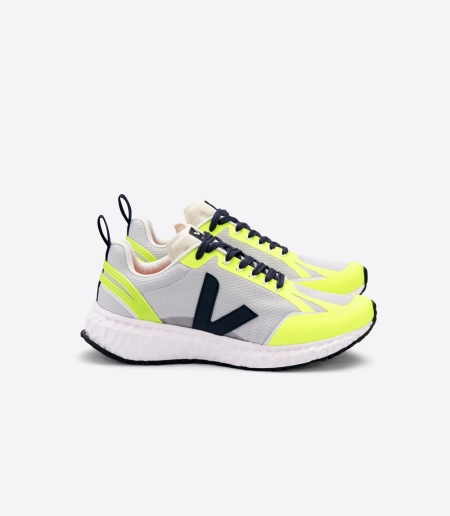 Men Veja Condor Mesh Vegan Shoes Vegan Shoes Light Grey/Green ireland IE-2601AU